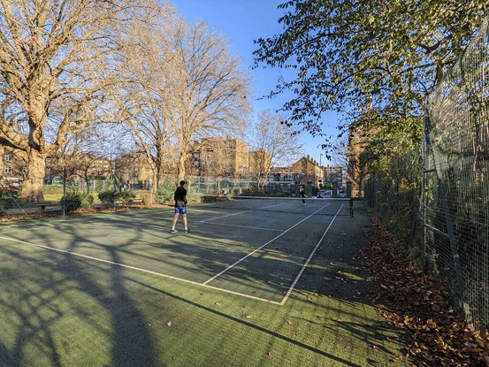 Aske Garden tennis courts